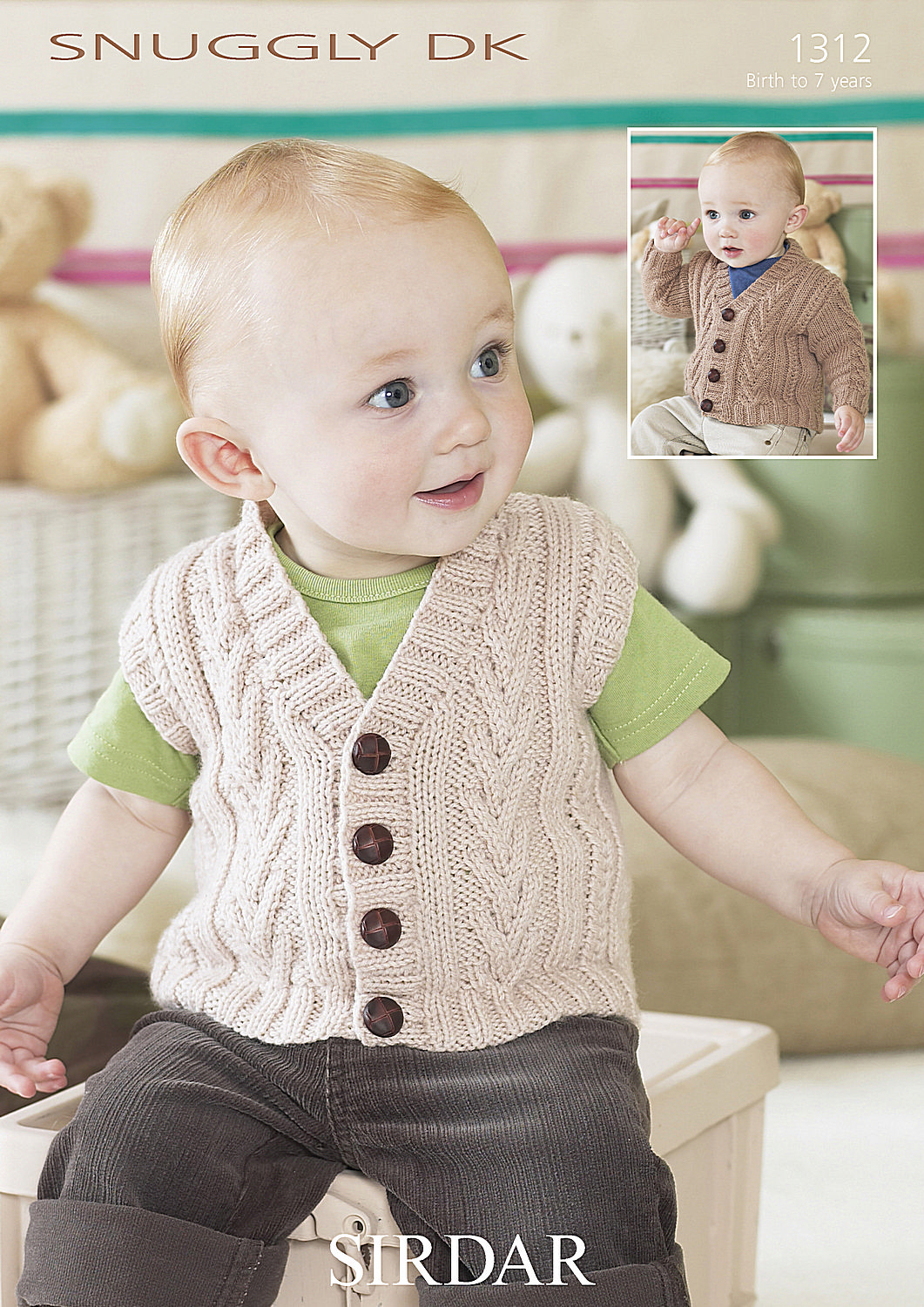 knitting pattern for teddy bear waistcoat