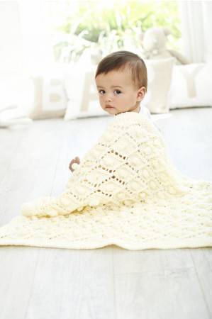 Blankets in Stylecraft Special for Babies Chunky (9348) - Lace Diamond