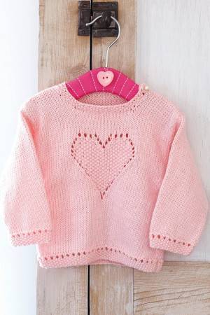 knitted sweater for baby girl