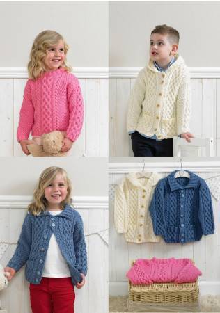 Jackets and Sweater in Stylecraft Special Aran (4205)