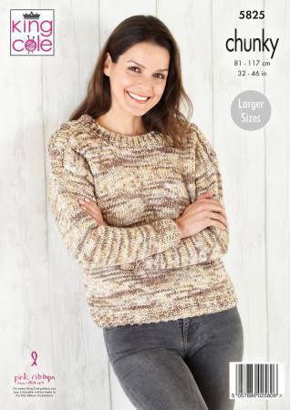Sweaters in King Cole Shadow Chunky (5825) | The Knitting Network