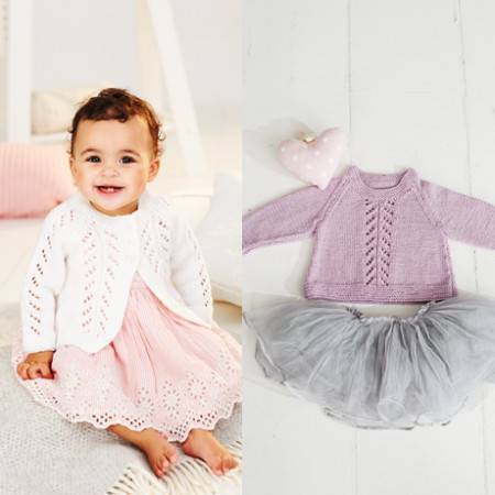 A-Line Sweater and Cardigan in Stylecraft Bambino DK (9499)