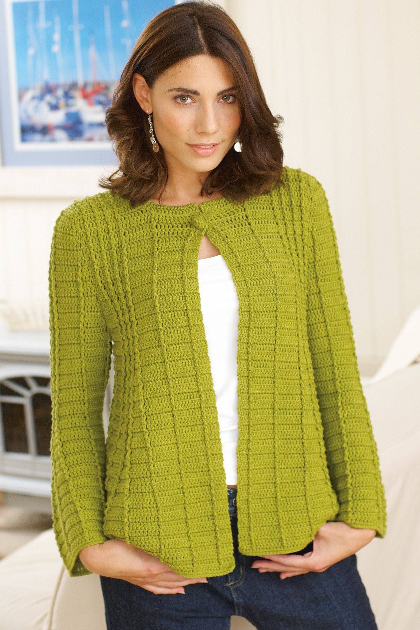 Fit And Flare Womens Jacket Crochet Pattern
