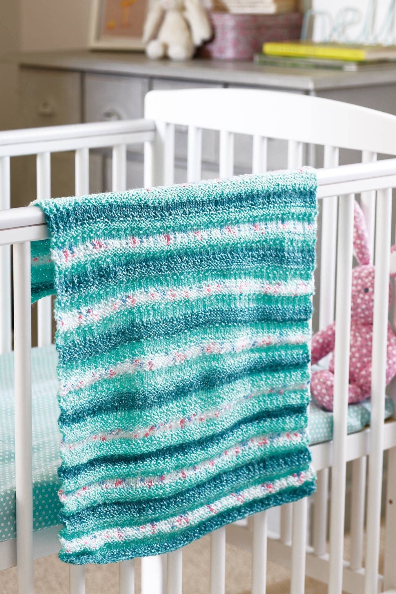 Playful Stripes Baby Blanket Knitting Pattern Knitting Patterns | My ...