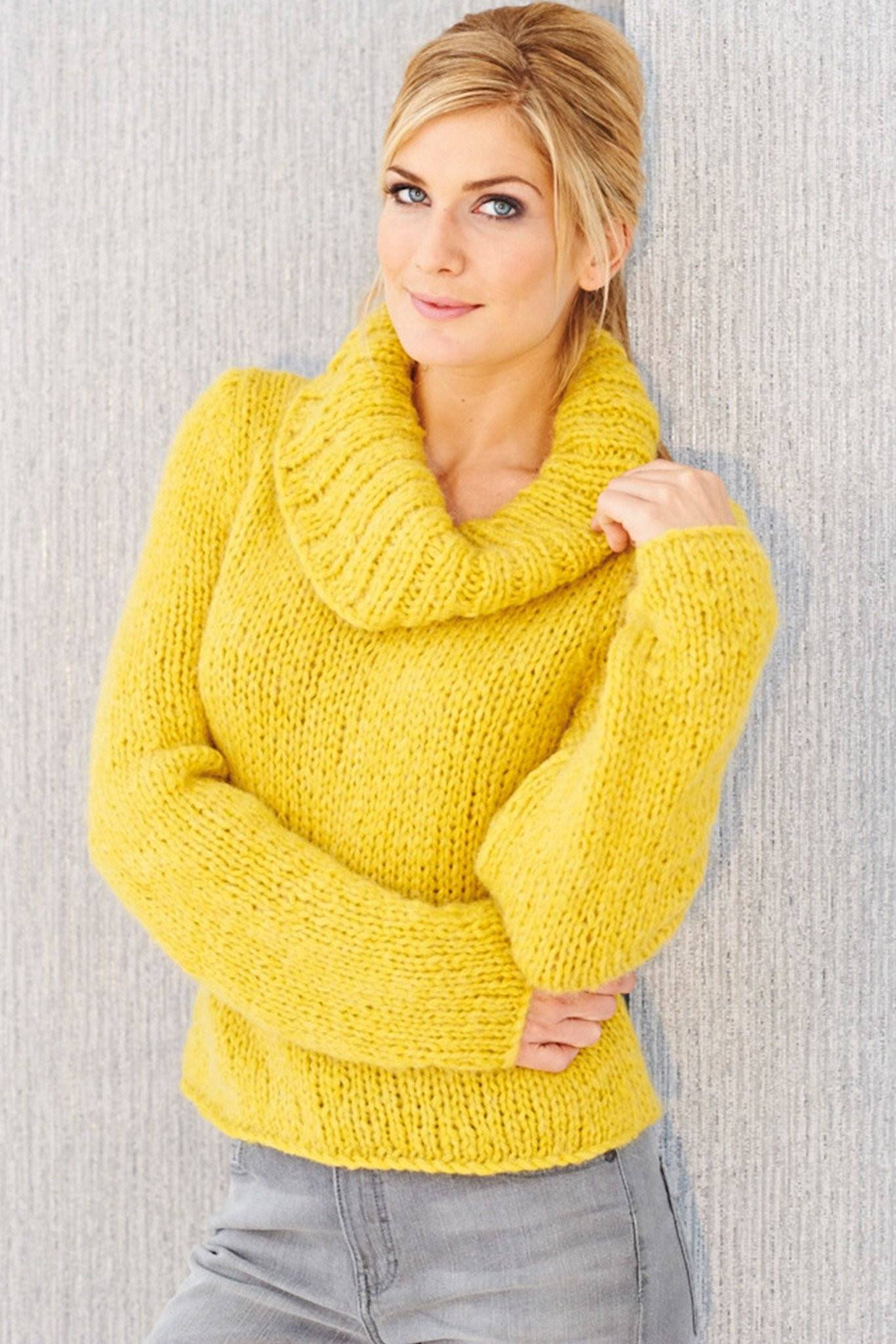Cowl Neck Sweater Knitting Pattern | vlr.eng.br