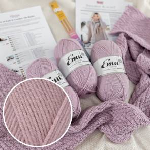 Beginners Knit Kit - Crepe Colourway
