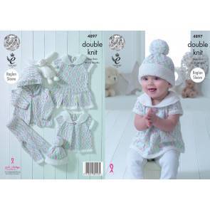 Baby Set in King Cole Cherish Dash DK and Cherished DK (4897)