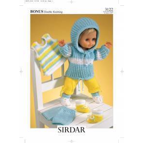 Doll's Outfit in Sirdar Bonus DK (3122)