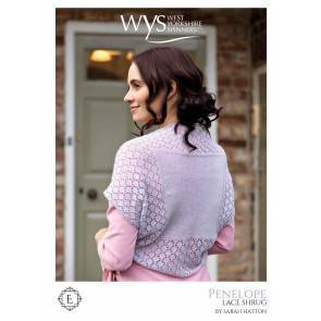 Penelope Shrug in West Yorkshire Spinners Exquisite Lace Pattern